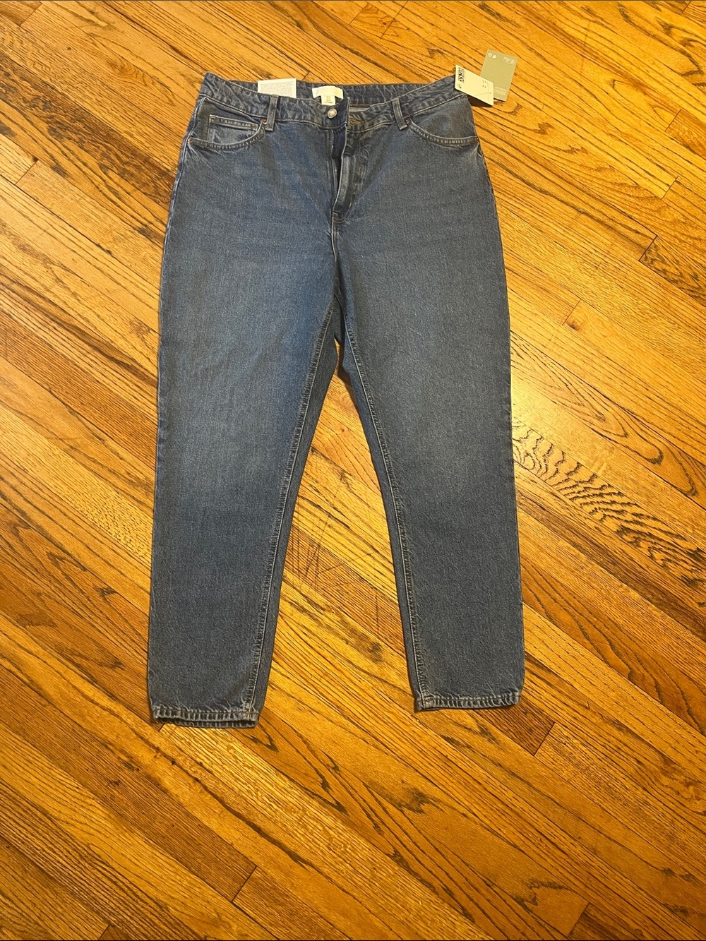 H&M Women's Boyfriend Jeans - Dark Blue Wash
